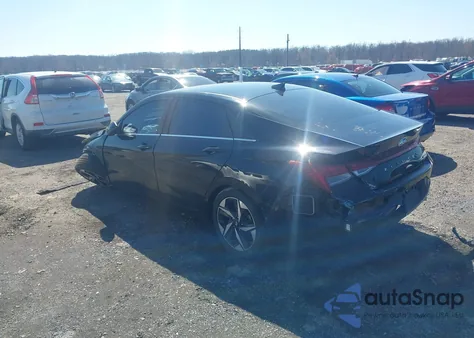 2022 Hyundai Elantra Limited from USA, damaged, VIN KMHLP4AGXNU353580